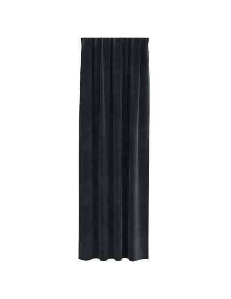 Tende oscuranti 2 pcs Nero 140 x 225 cm Velluto