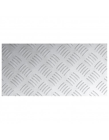 Piastre a Scacchi in Alluminio  2 pezzi Antiscivolo 40x20 cm