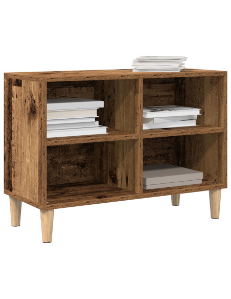 Mobile TV  con gambe in legno antico 69.5x30x50 cm