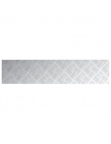 Piastre in Alluminio Antiscivolo 4 pezzi 90x20 cm