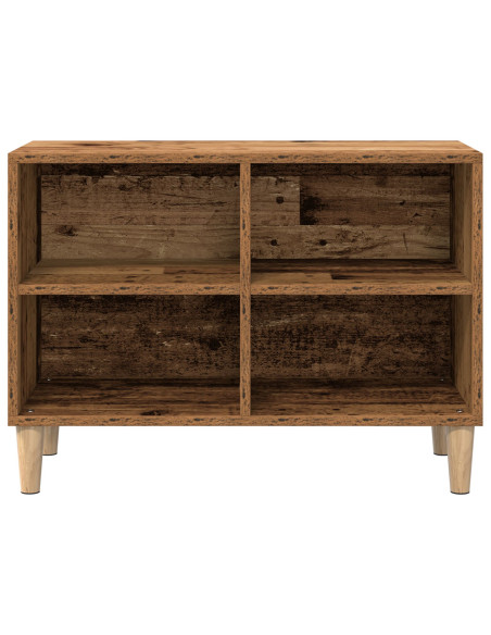 Mobile TV  con gambe in legno antico 69.5x30x50 cm