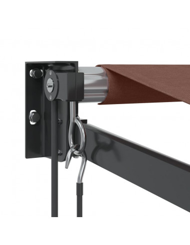 Tenda da Sole Retrattile Automatica Marrone 300x250 cm