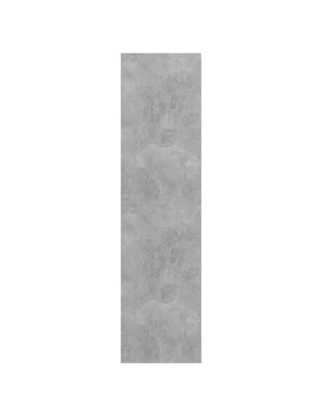 Mobile TV Parete Grigio Cemento 37x37x142,5cm Legno Multistrato