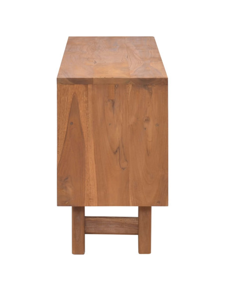 Mobile Porta TV 110x30x50 cm in Legno Massello di Teak