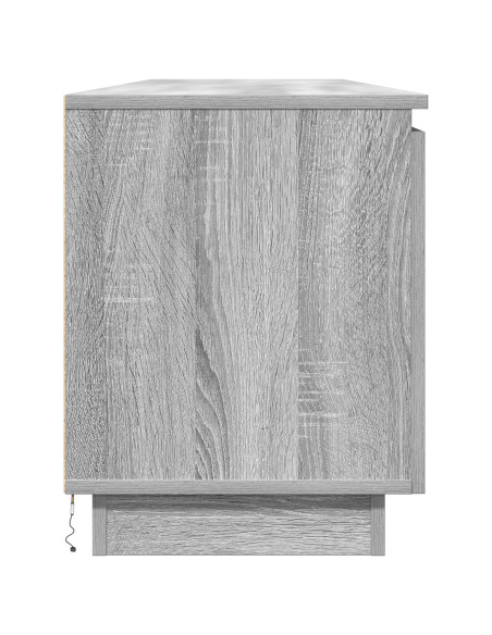 Mobile TV  con LED Grigio Sonoma 180x38x49 cm Legno ingegnerizzato