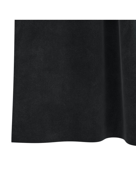 Tende oscuranti 2 pcs Nero 140 x 260 cm Velluto