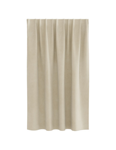 Tende oscuranti 2 pcs Crema 140 x 140 cm Velluto