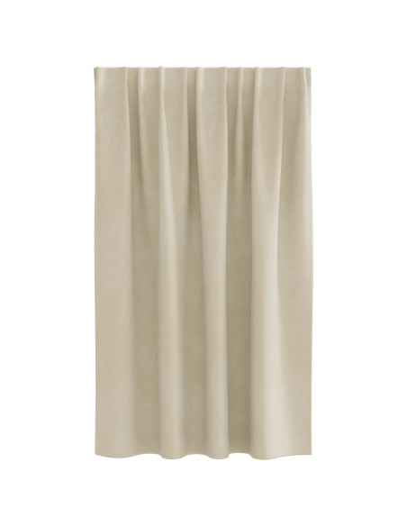 Tende oscuranti 2 pcs Crema 140 x 140 cm Velluto