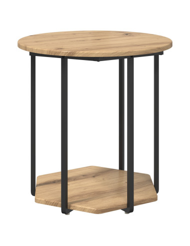 Set tavolini con lo scaffale 2 pcs Marrone