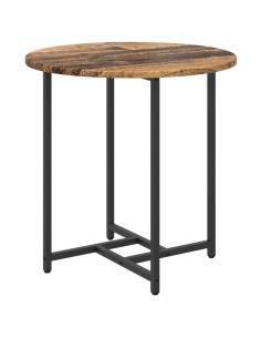 Set tavolini 2 pcs Legno Antico e Nero 2