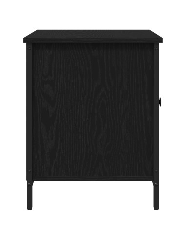 Mobile TV Rovere nero 80 x 40 x 50 cm Legno multistrato