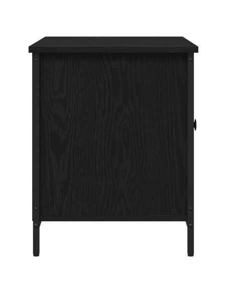 Mobile TV Rovere nero 80 x 40 x 50 cm Legno multistrato