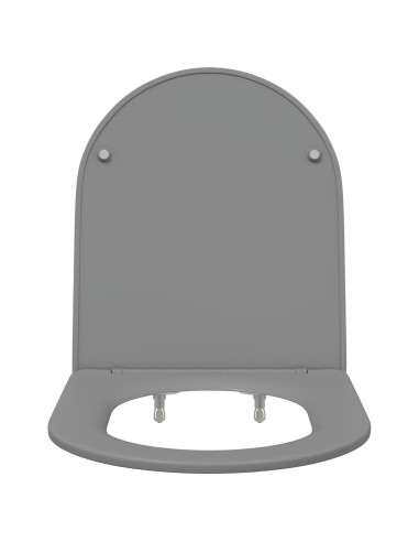 Sedile del WC Grigio 47 x 36 x 3,4 cm Duroplast