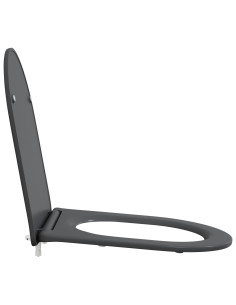 Sedile del WC Antracite 47 x 36 x 3,4 cm Duroplast 2