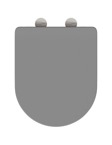 Sedile del WC Grigio 47 x 36 x 3,4 cm Duroplast