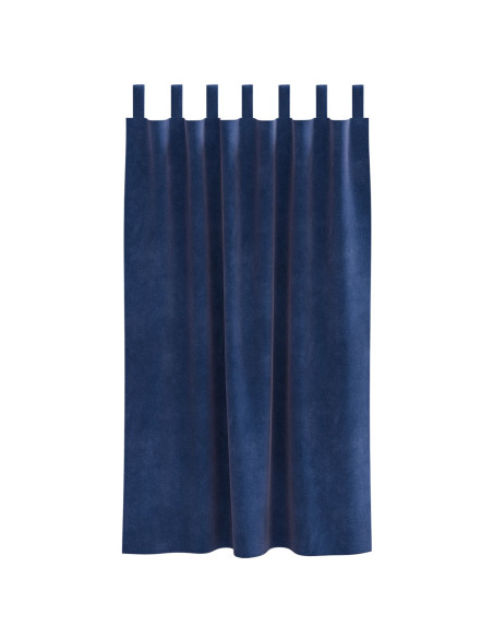 Tende oscuranti  con anelli 2 pz in velluto blu scuro