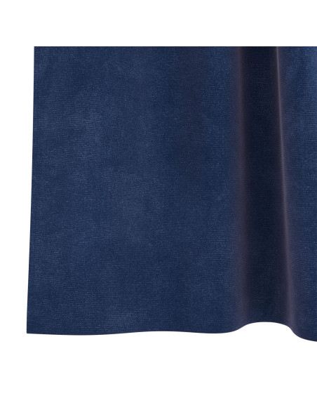 Tende Blackout  con anelli di sospensione 2 pezzi Blu scuro in velluto