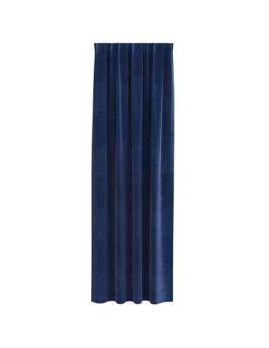 Tende oscuranti 2 pcs Blu Scuro 140 x 260 cm Velluto
