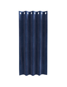 Tende oscuranti 2 pcs Blu Scuro 140 x 175 cm Velluto 2