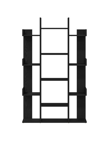 Libreria Rovere Nero 86 x 25,5 x 140 cm Legno multistrato