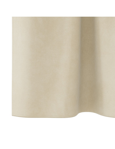Tende oscuranti 2 pcs Crema 140 x 140 cm Velluto