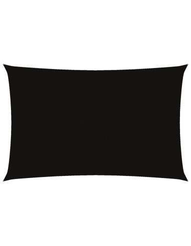Parasole a Vela Oxford Rettangolare 5x8 m Nero