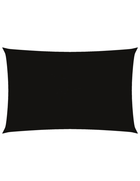 Parasole a Vela Oxford Rettangolare 5x8 m Nero