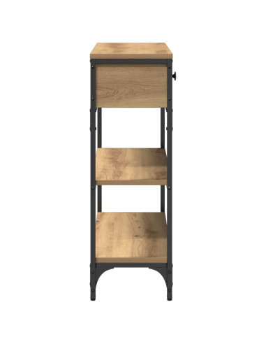 Tavolo consolle Rovere artigianale 72.5 x 25 x 75 cm