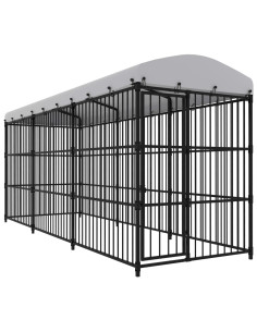 Canile da Esterno con Tetto 450x150x210 cm 2