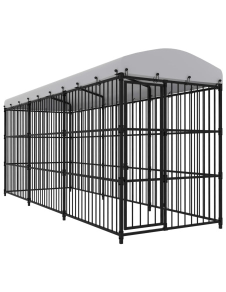 Canile da Esterno con Tetto 450x150x210 cm