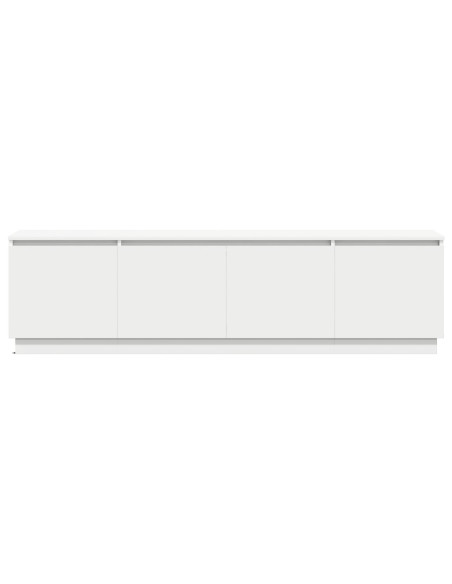 pensile TV  con LED Bianco 180x38x49 cm Legno ingegnerizzato