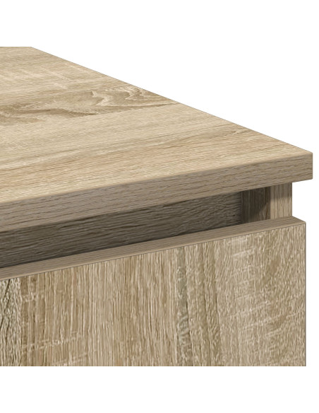 Mobile TV  con LED Rovere Sonoma 180x38x49 cm Legno ingegnerizzato