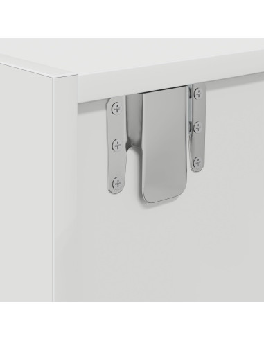 Mobile TV Bianco 100 x 31 x 25.5 cm Legno multistrato