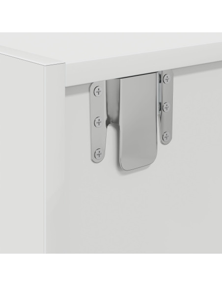 Mobile TV  Bianco 100x31x25,5 cm in legno ingegnerizzato