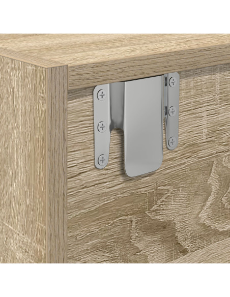 Mobile TV  in Rovere Sonoma 100x31x25,5 cm in Legno ingegnerizzato