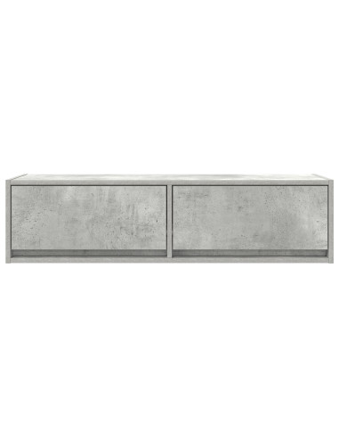 Mobile TV Grigio cemento 100 x 31 x 25.5 cm Legno multistrato