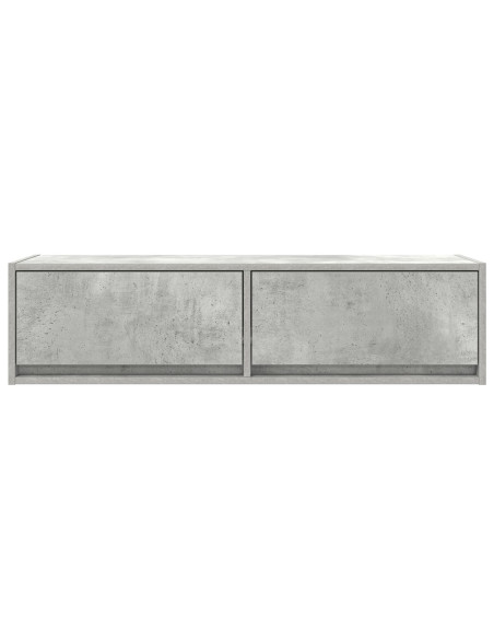 Mobile TV Grigio cemento 100 x 31 x 25.5 cm Legno multistrato