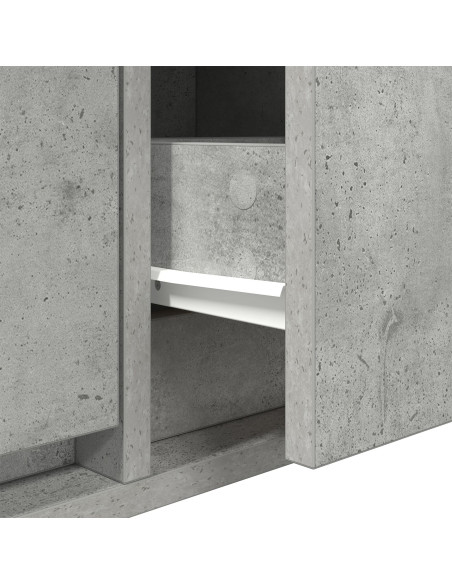 Mobile TV Grigio cemento Legno ingegnerizzato 100 x 31 x 25.5 cm
