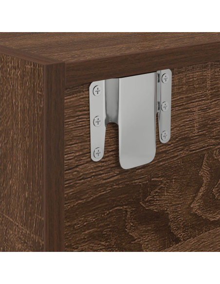 Mobile TV  Marrone Rovere 100x31x25,5 cm in Legno Ingegnerizzato