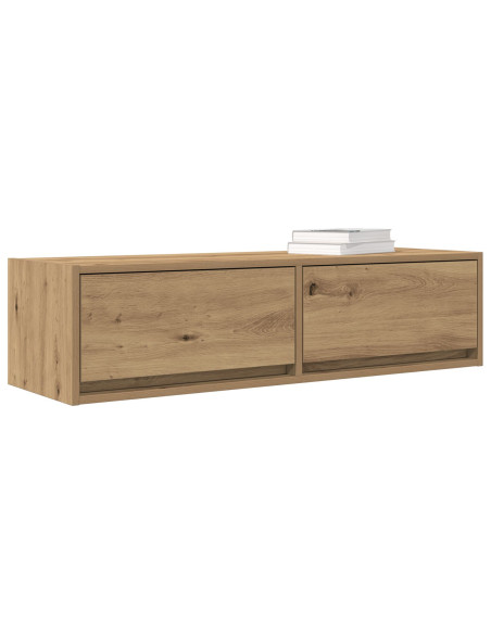 Mobile TV  in rovere artigianale 100x31x25,5 cm in legno ingegnerizzato