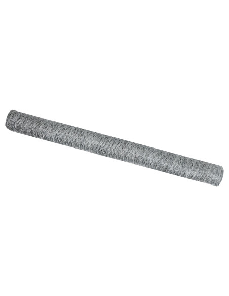 Recinzione Esagonale 1.6x25 m Acciaio Zincato