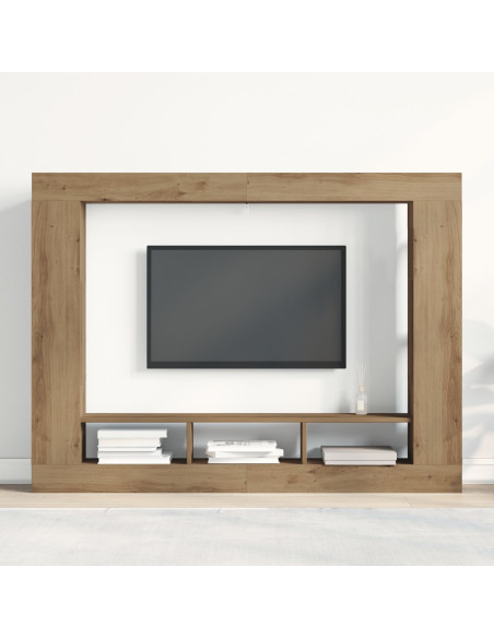 Mobile TV Wall-Mounted in Rovere Artigianale 152x22x113 cm