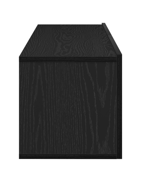 Armadi TV 2 pz Nero Rovere 100x30x30 cm in legno ingegnerizzato