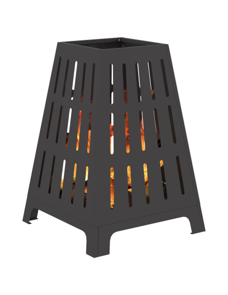 Focolare Nero 50 x 50 x 70 cm Acciaio