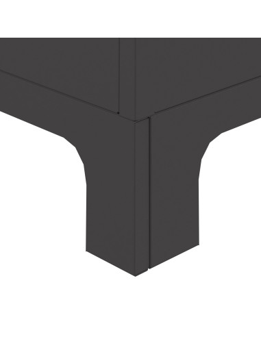 Focolare Nero 50 x 50 x 70 cm Acciaio