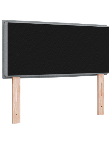 Testiera con testiera Grigio chiaro 90 cm Pelle Sintetica