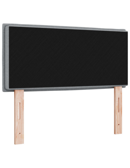 Testiera con testiera Grigio chiaro 90 cm Pelle Sintetica