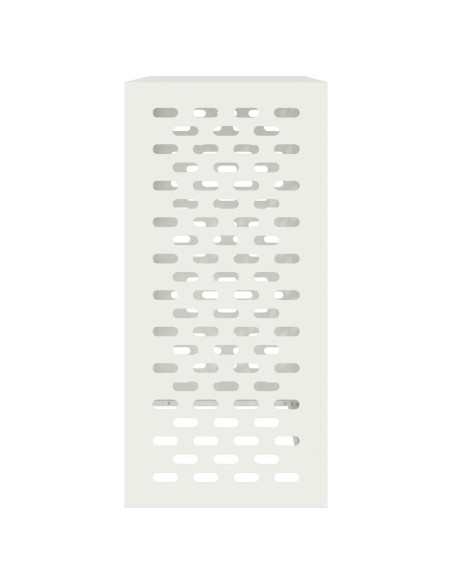 Copertura per Condizionatore  Bianca 110x50x105 cm Acciaio