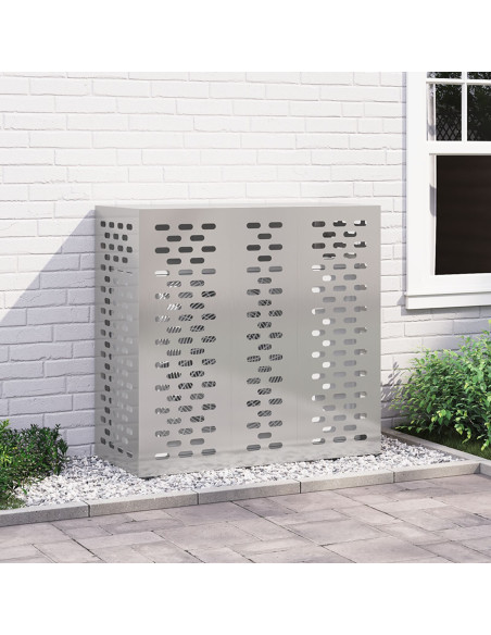 Copertura per condizionatore d'aria  110x50x105 cm in acciaio inox