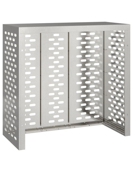 Copertura per condizionatore d'aria  110x50x105 cm in acciaio inox